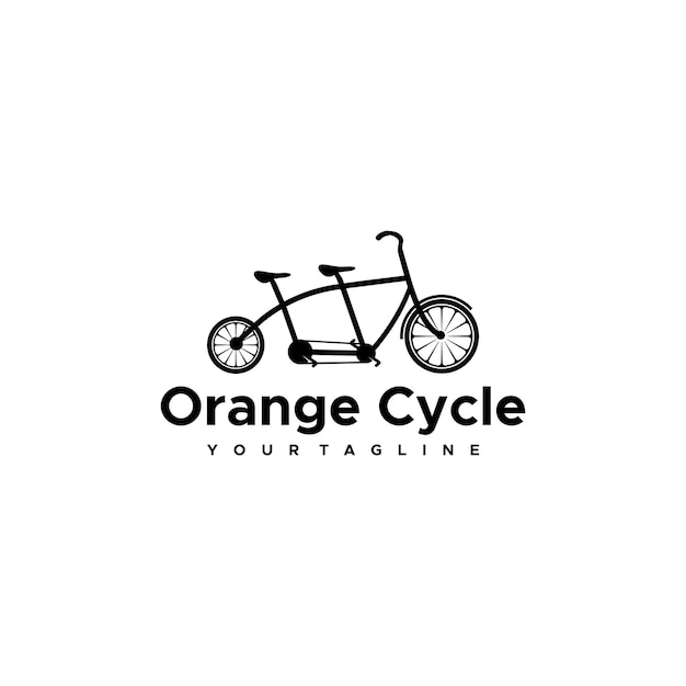Conception De Signe De Logo De Cycle Orange