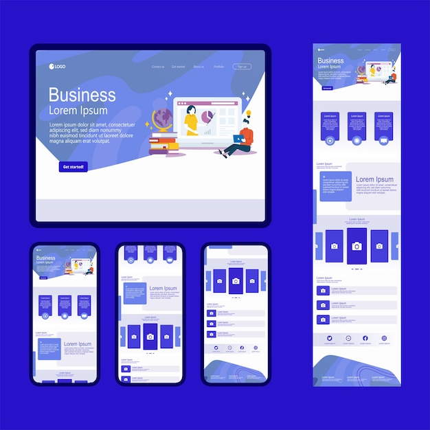 Conception d'un site Web d'entreprise réactif