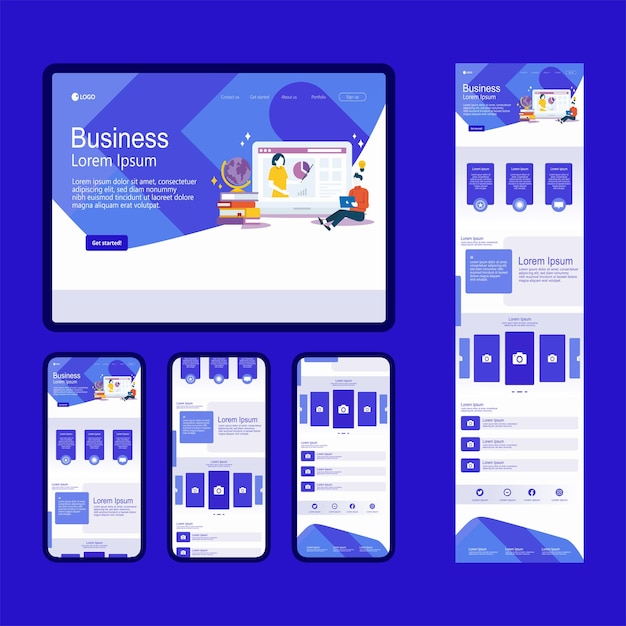 Conception d'un site Web d'entreprise réactif