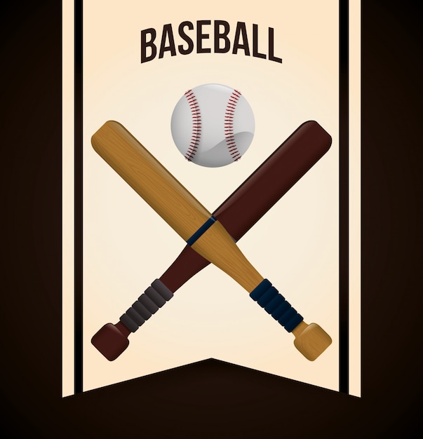 Conception De Sport De Baseball