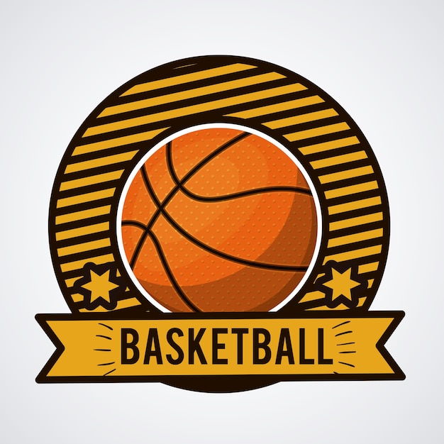 Vecteur conception de sport de basket-ball