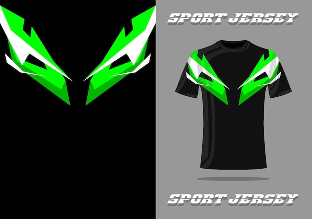 Conception De Sport De Maquette De T-shirt Pour Les Jeux De Football De Maillot De Course