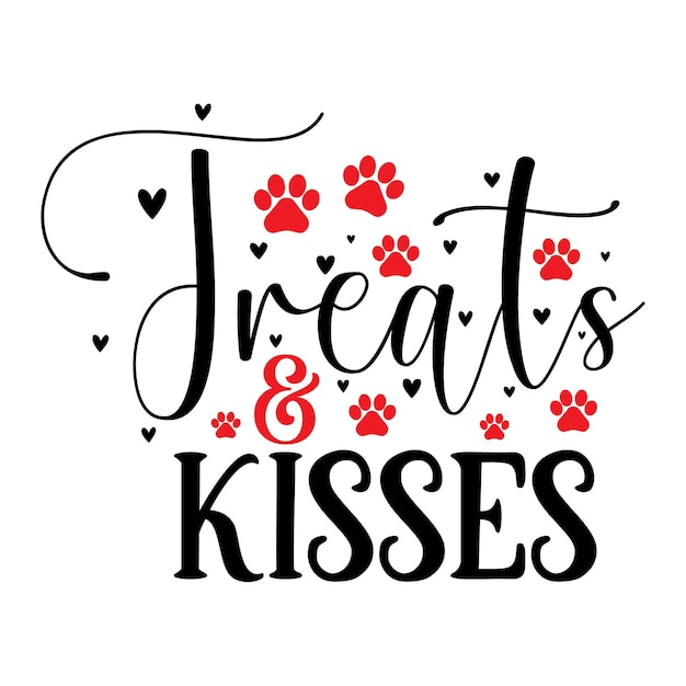 Conception SVG de chien Valentine