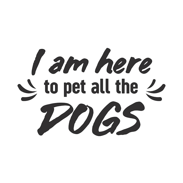 Conception De Svg De Citations De Chien