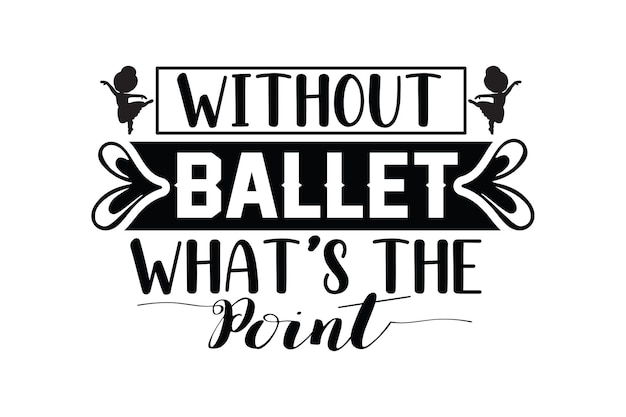 Conception De Svg De Danse De Ballet