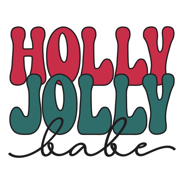 Conception de SVG de Noël rétro