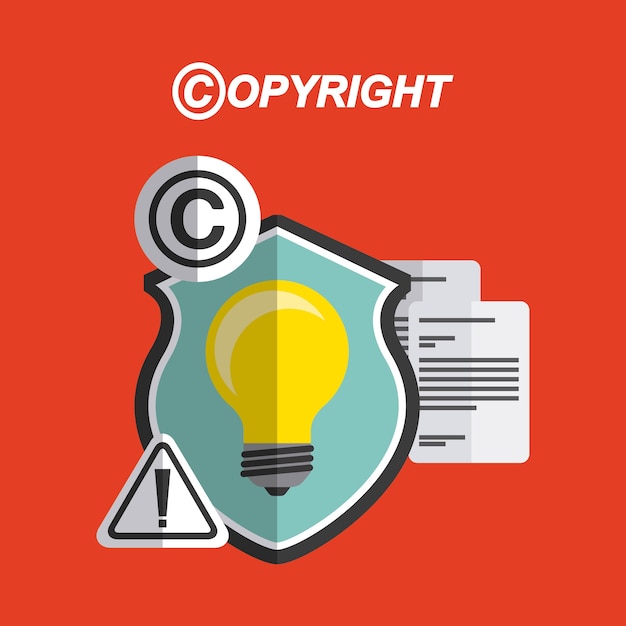 Conception De Symbole De Copyright