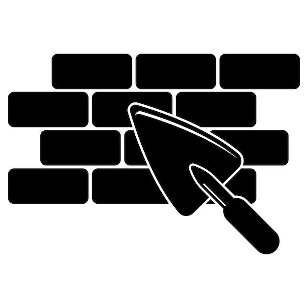 Conception de symbole d'illustration vectorielle d'icône de bloc de construction