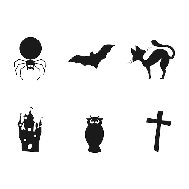 Conception De Symbole D'objet Halloween