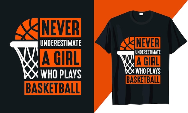 Conception De T-shirt De Basket-ball Avec Vecteur Et éléments De Basket-ball