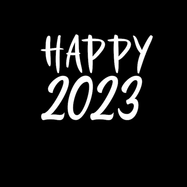 Vecteur conception de t-shirt bonne année 2023