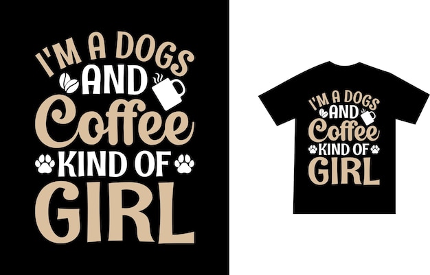 Vecteur conception de t-shirt de café ou vecteur de tasse de café et grain de café