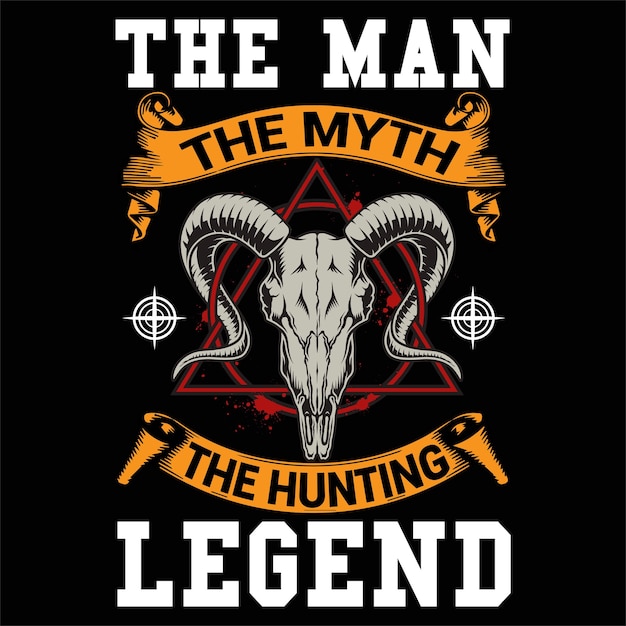 Conception De T-shirt De Chasse