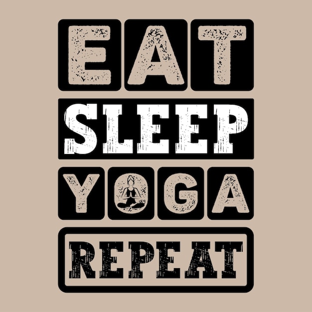 Conception De T-shirt De Citations De Yoga