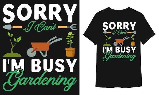 Conception de t-shirt ou conception d'affiche ou conception de t-shirt de typographie Jardinage Conception de t-shirt Jardinage Tr