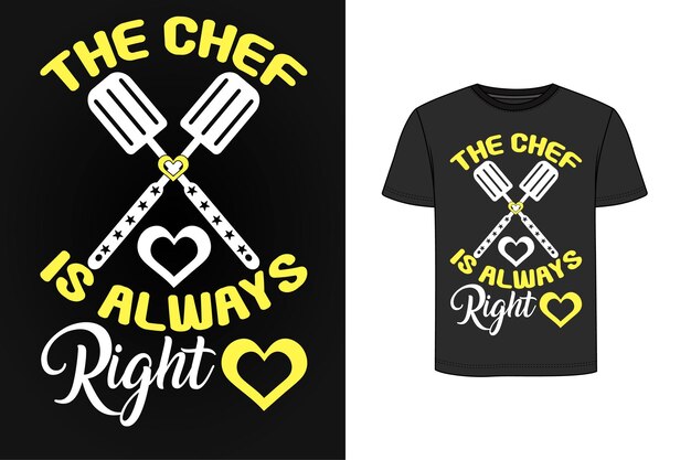 Conception De T-shirt De Cuisine