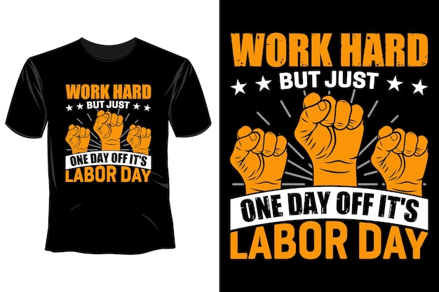 Conception De T-shirt De La Fête Du Travail