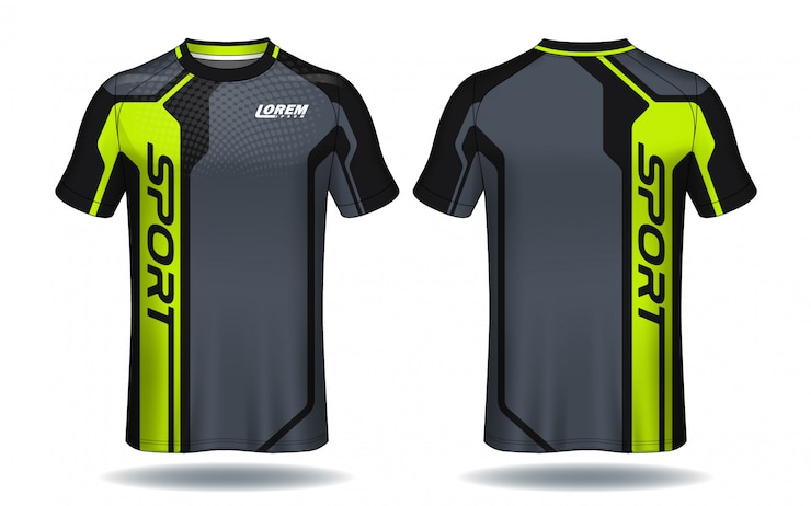 Vecteur conception de t-shirt de football.