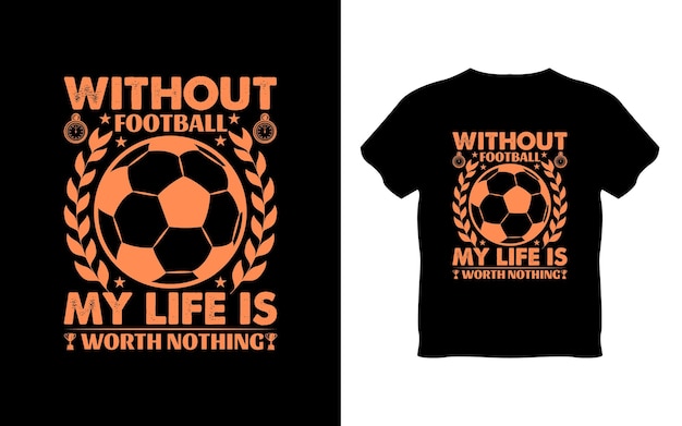 Conception De T-shirt De Football