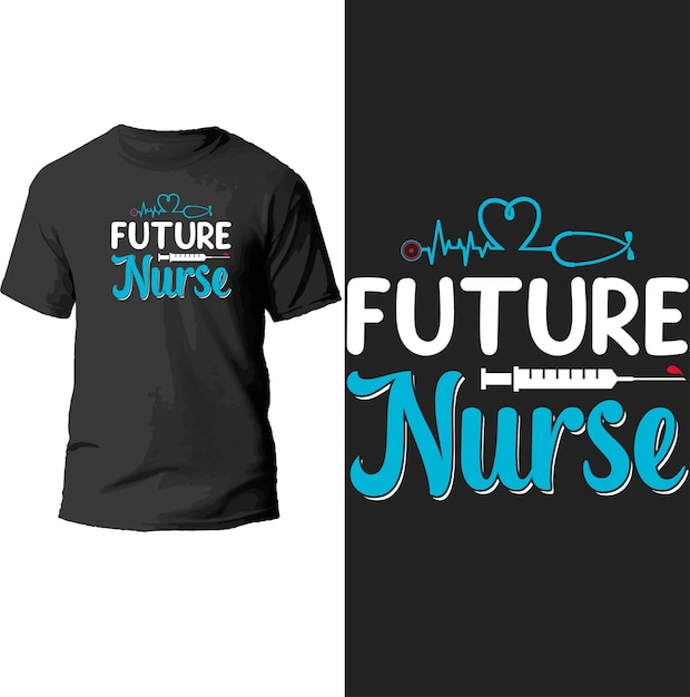 Conception De T-shirt Future Infirmière