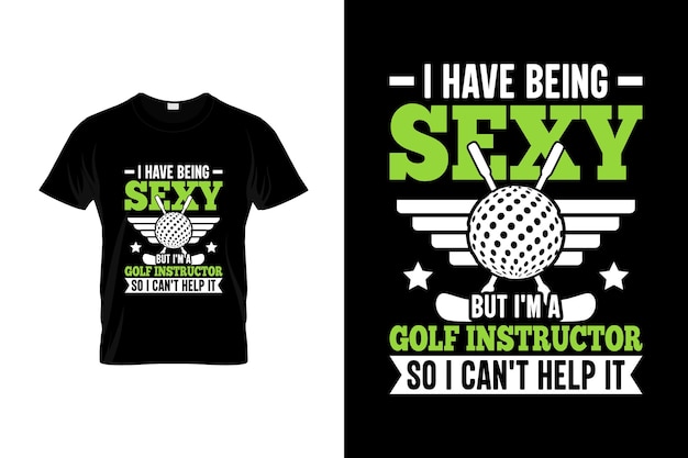 Conception De T-shirt De Golf Ou Conception D'affiche De Golf Ou Illustration De Golf