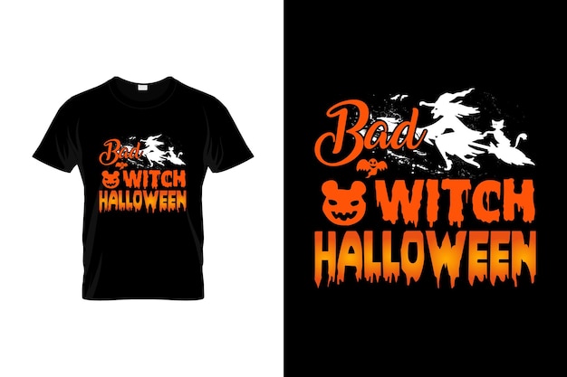 Conception De T-shirt D'halloween Ou Conception D'affiche D'halloween Ou Conception De Chemise D'halloween