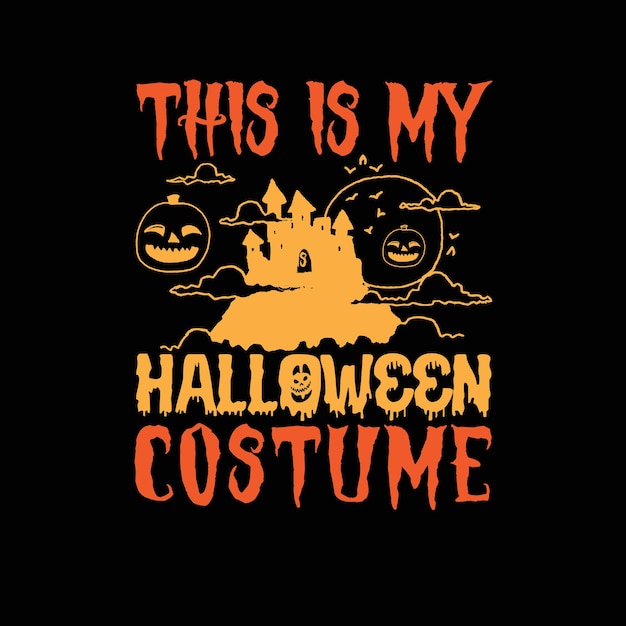 Vecteur conception de t-shirt halloween