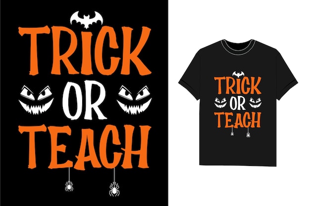 Vecteur conception de t-shirt halloween