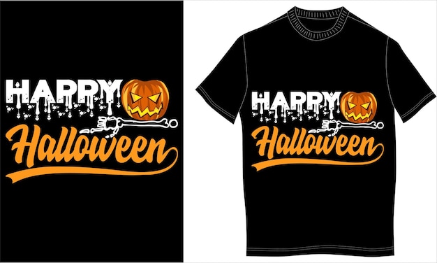 Vecteur conception de t-shirt halloween