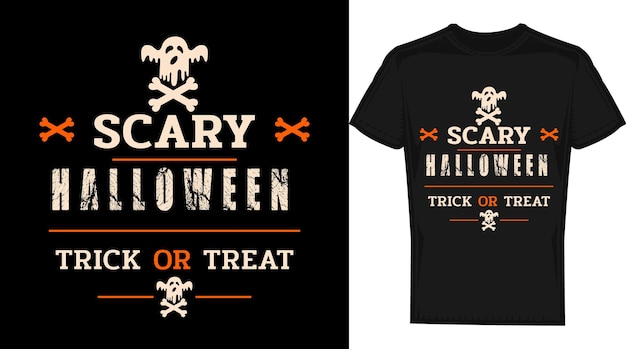 Conception De T-shirt D'halloween