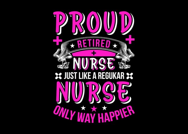 Vecteur conception de t-shirt d'infirmière conception de t-shirt de jour d'infirmière conception de t-shirt d'infirmière
