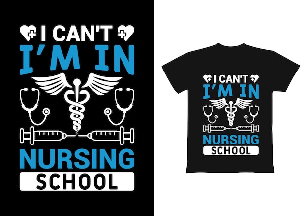 Conception De T-shirt Infirmière