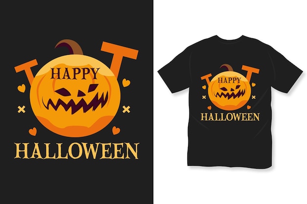 Conception De T-shirt Joyeux Halloween