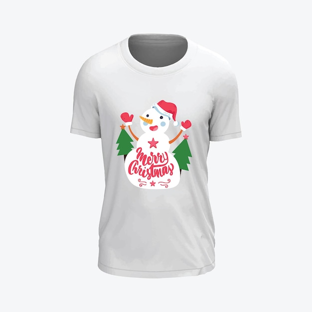 Vecteur conception de t-shirt joyeux noël