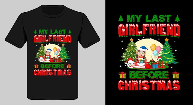 Vecteur conception de t-shirt joyeux noël.