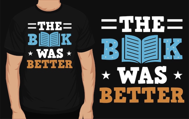 Vecteur conception de t-shirt de lecture de meilleurs livres