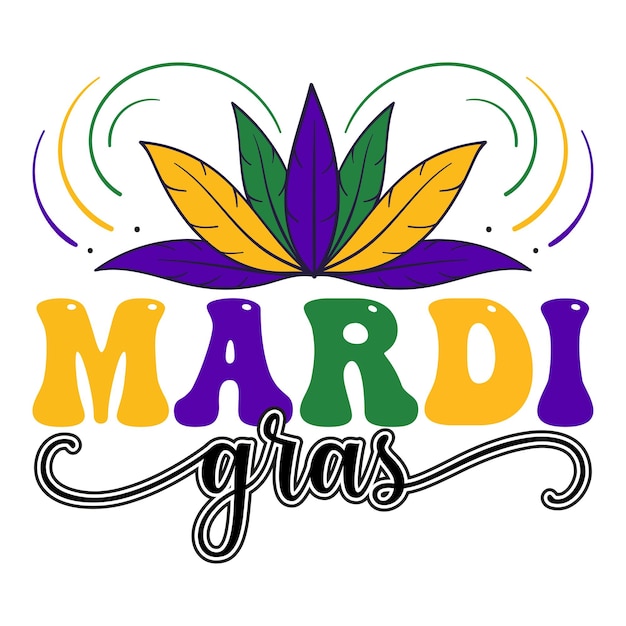 Conception De T-shirt Mardi Gras