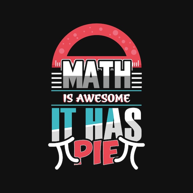 Conception de T-shirt Mathématiques