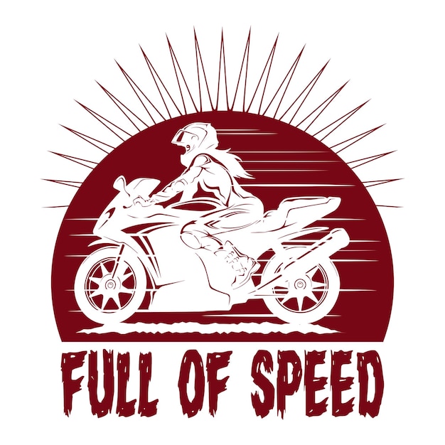 Conception De T-shirt De Moto