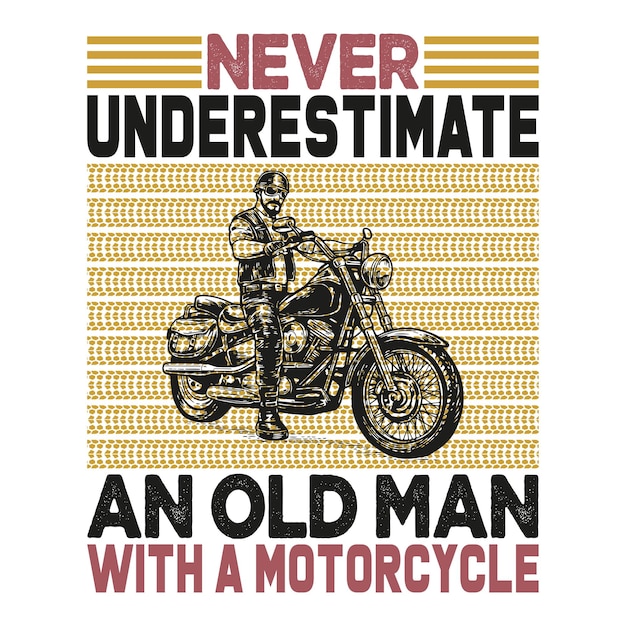 Conception De T-shirt De Moto