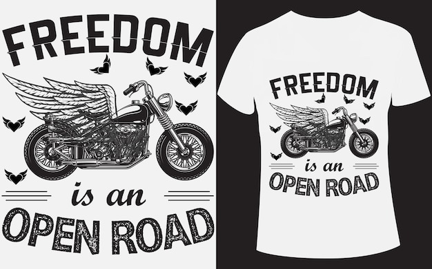 Conception De T-shirt De Moto