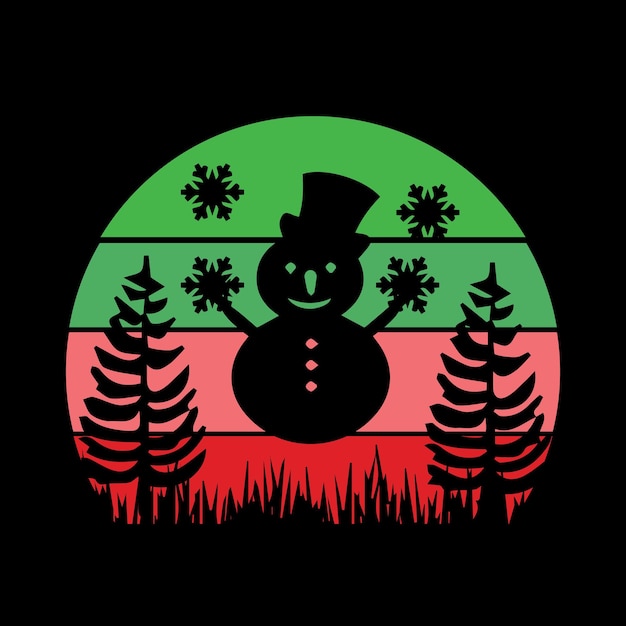 Conception De T-shirt De Noël