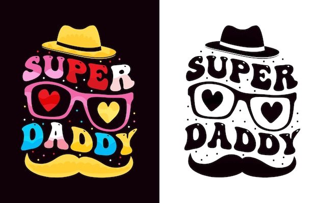 Conception De T-shirt Papa,