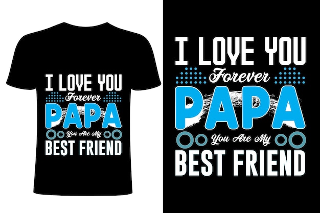 conception de t-shirt père et papa