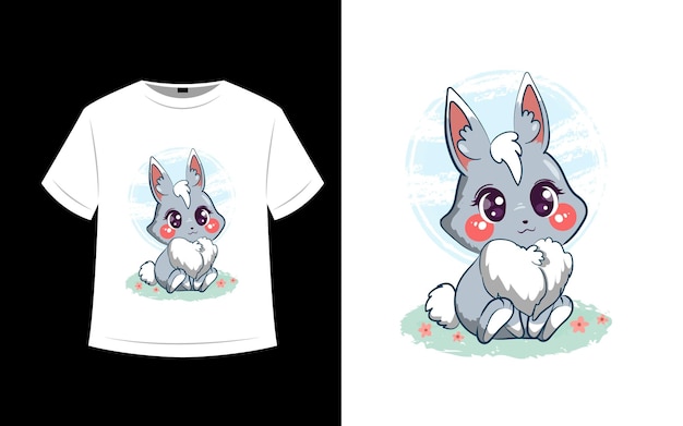 Conception De T-shirt Petit Lapin