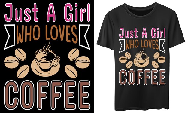 Conception De T-shirt Pour Les Amateurs De Café.