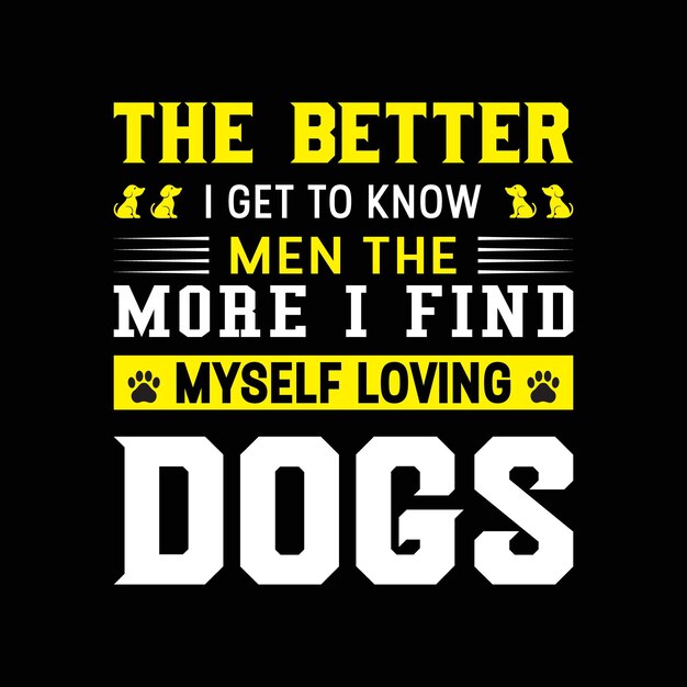 Conception de t-shirt pour chien