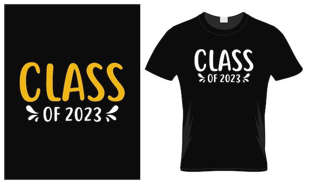 Vecteur conception de t-shirt de la promotion 2023