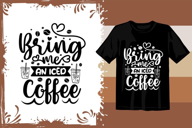 Conception De T-shirt Rétro Café. Svg De Café Ondulé. Typographie Café Design Graphiques Vectoriels