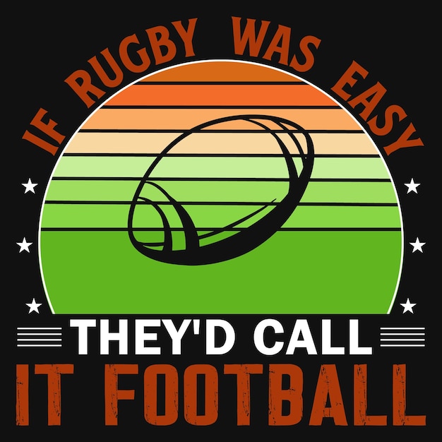 Conception de t-shirt de rugby